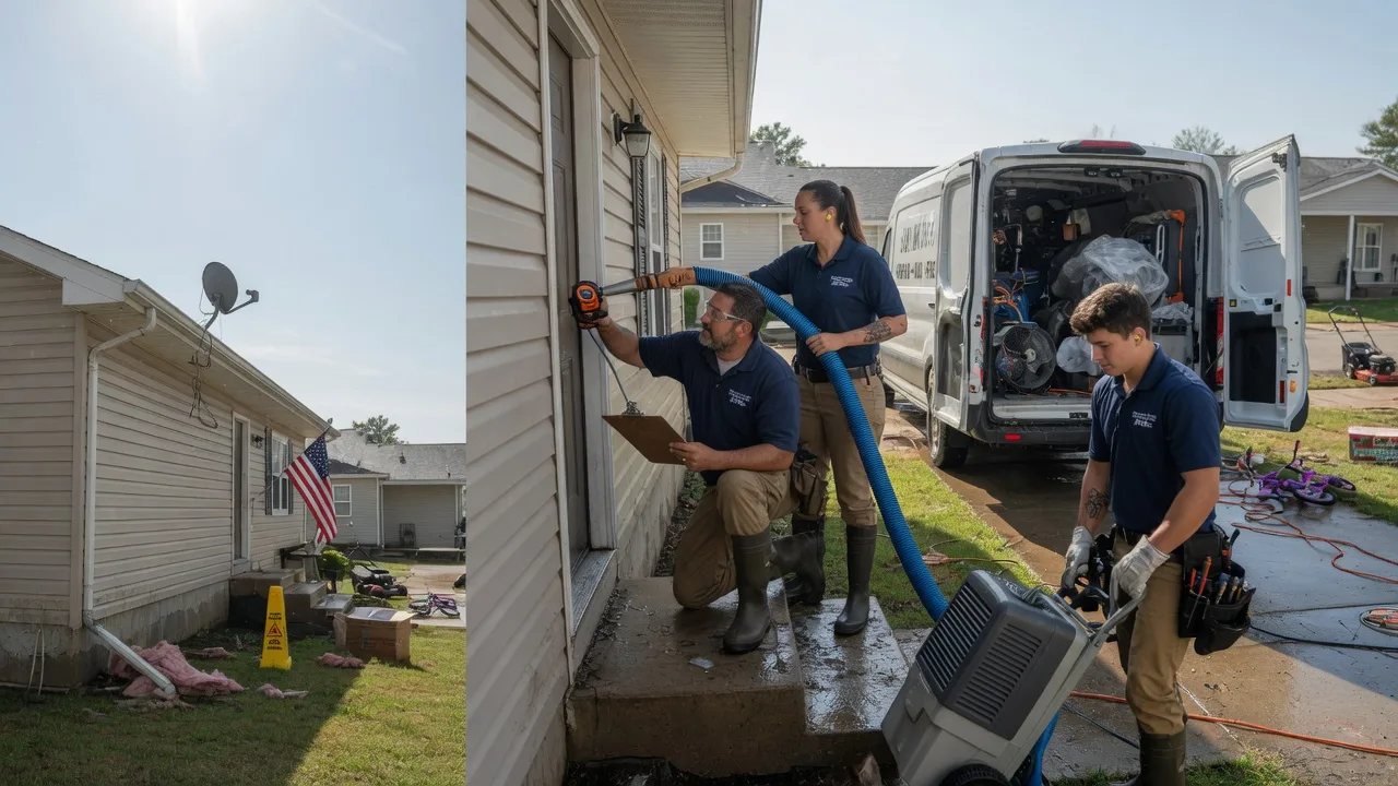 Ceiling Water Damage Restoration in Wisconsin near me